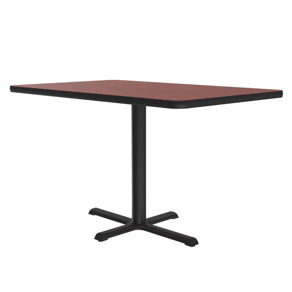 228-BCT304821 Rectangular Dining Height Table w/ Cherry Laminate Top - 30"W x 48"D, Cas...