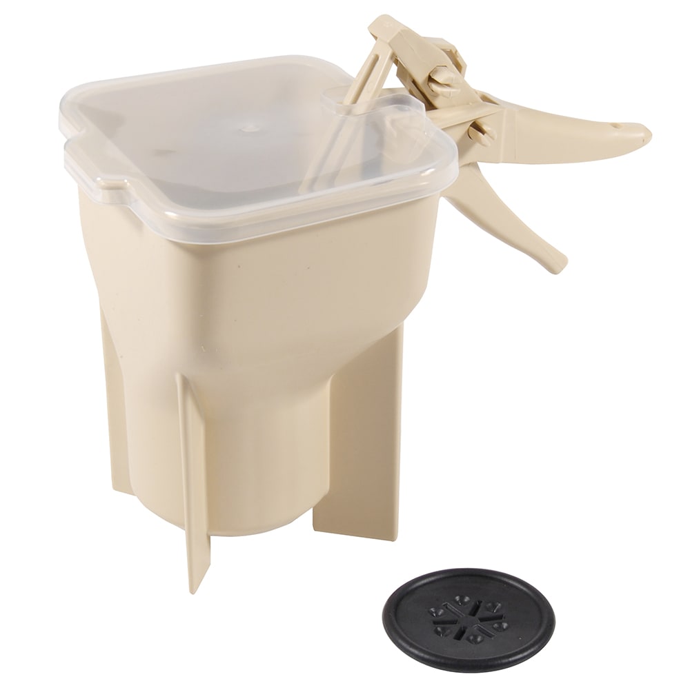 175-280318 3/8 gal Batter Dispenser - Plastic, Almond