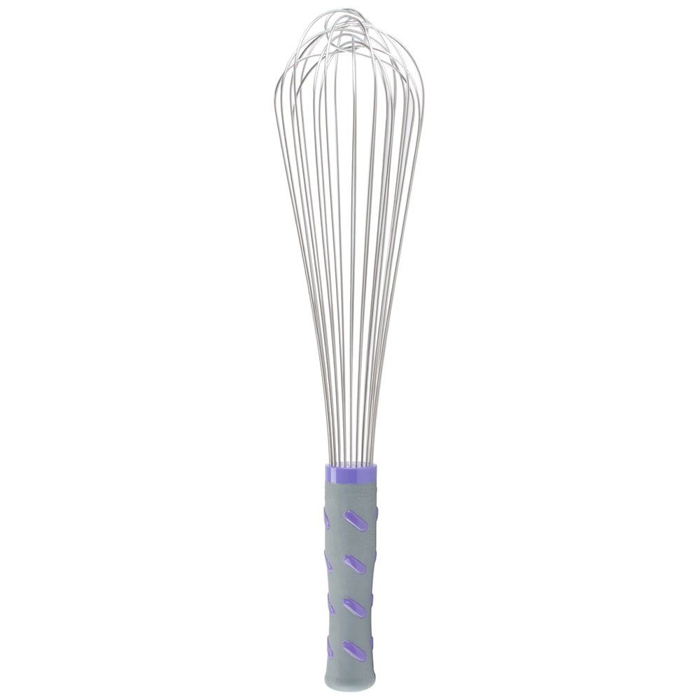 175-47004 14" Piano Whip - Purple Nylon Handle, Stainless Steel