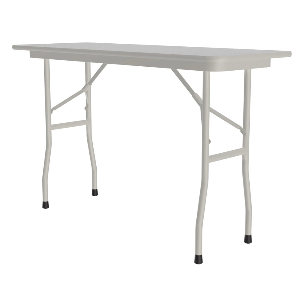 228-CF1848M15 48" Rectangular Folding Table w/ Gray Granite Melamine Top, 29"H