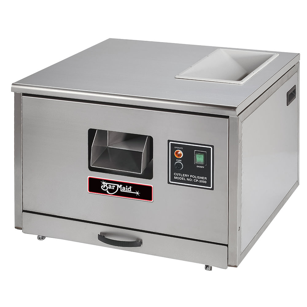 214-CP3000 Countertop Cutlery Polisher - (3,000) Pieces of Cutlery/hr, 110-120v