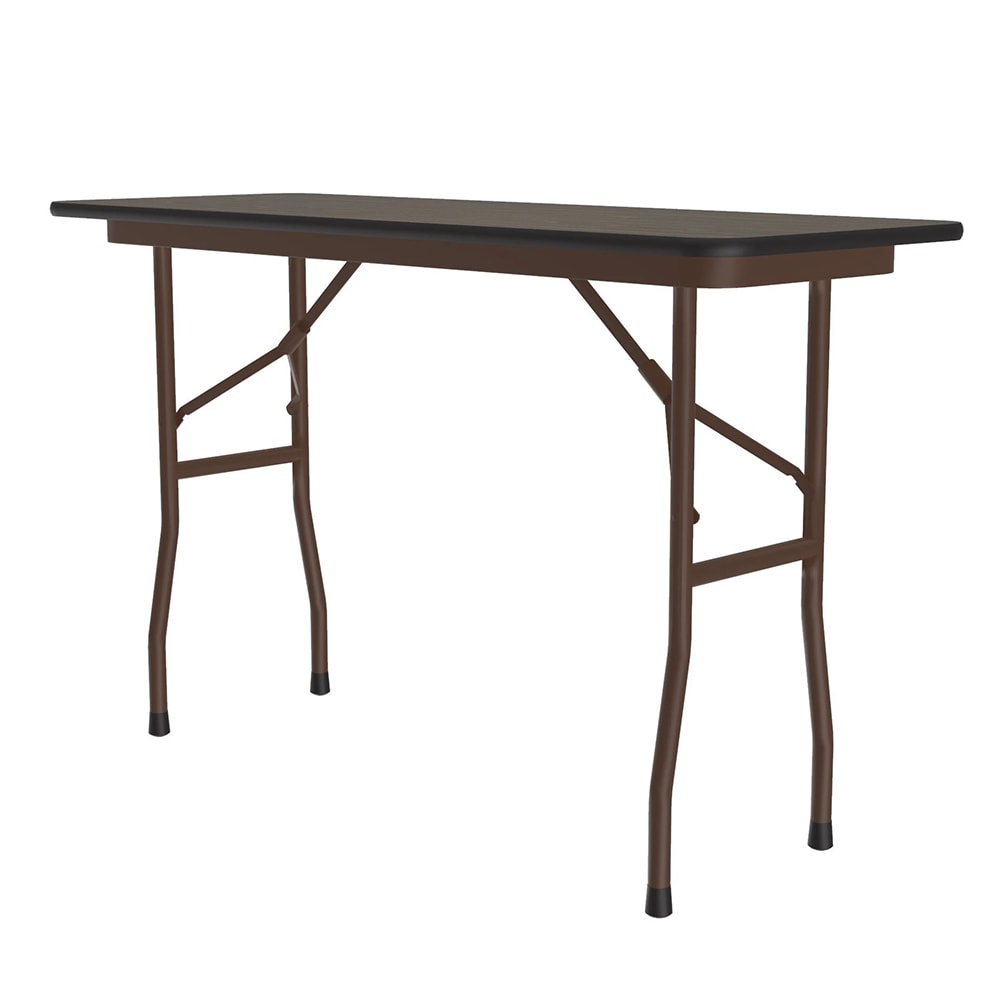 228-CF1848PX01 48" Rectangular Folding Table w/ Walnut Top, 29"H