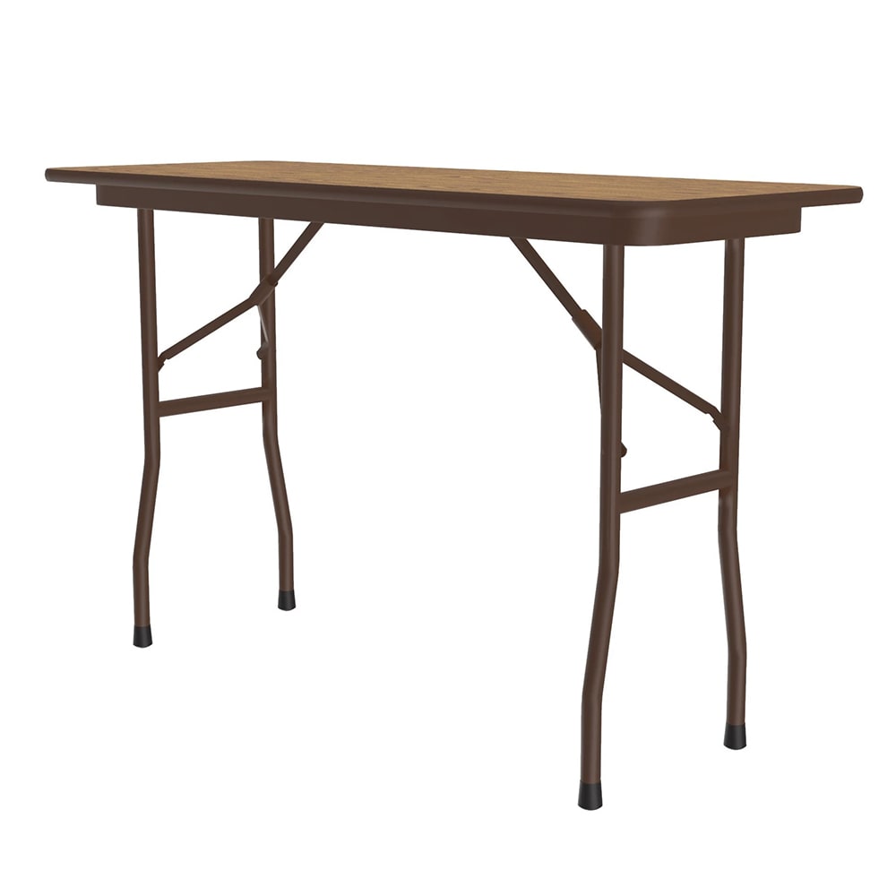 228-CF1848PX06 48" Rectangular Folding Table w/ Medium Oak Top, 29"H