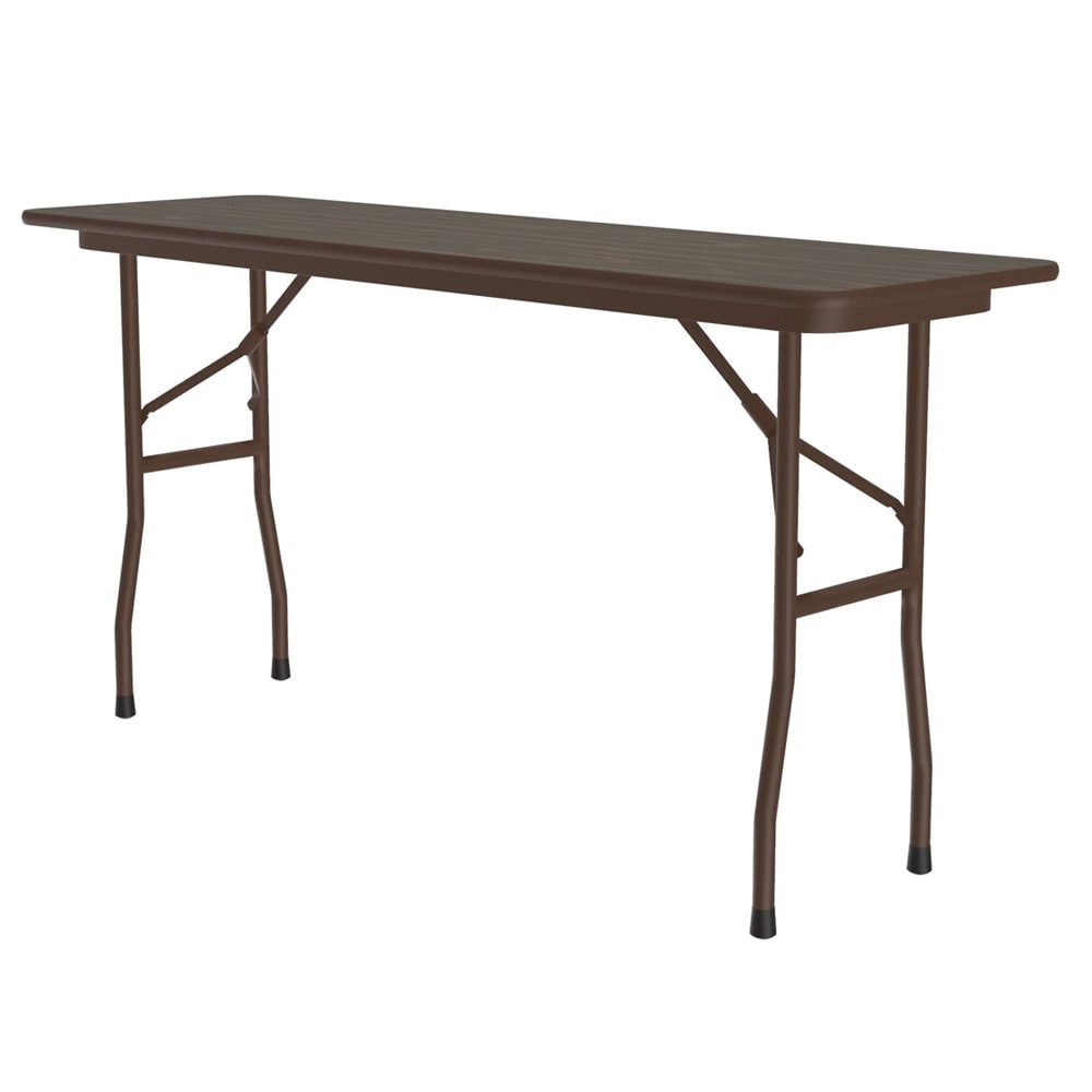 228-CF1896PX01 96" Rectangular Folding Table w/ Walnut Top, 29"H