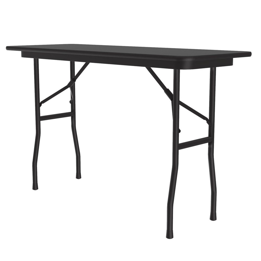 228-CF1896PX07 96" Rectangular Folding Table w/ Black Granite Top, 29"H