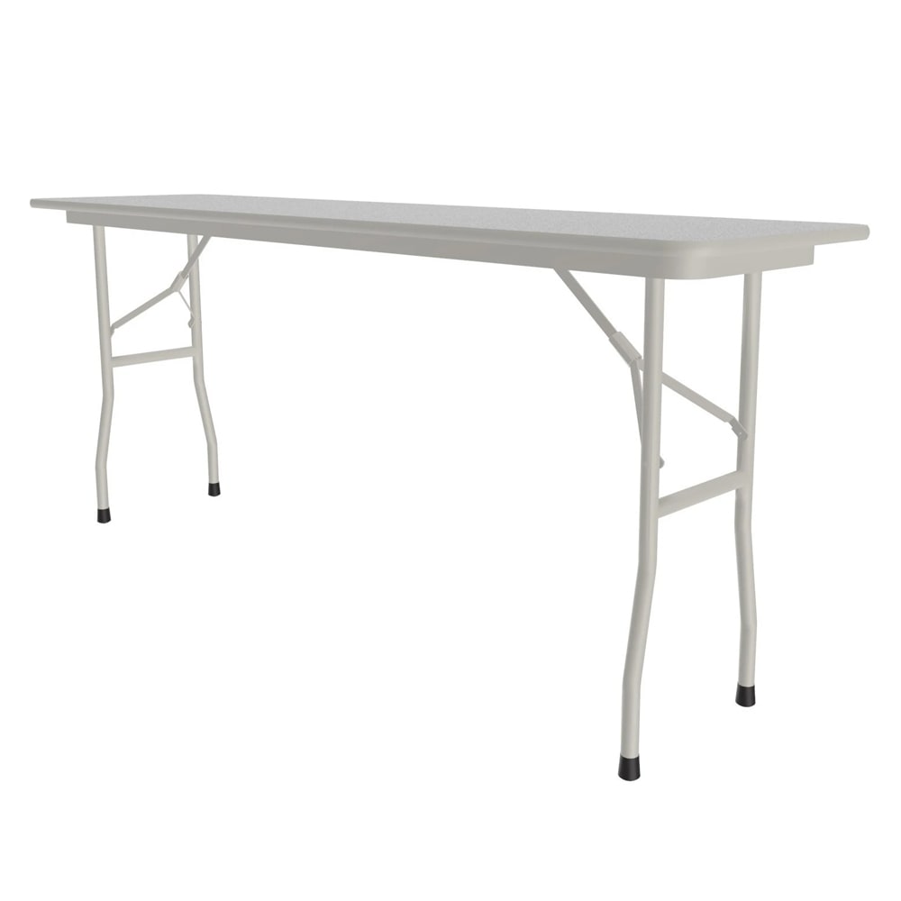 228-CF1896M15 96" Rectangular Folding Table w/ Gray Granite Melamine Top, 29"H