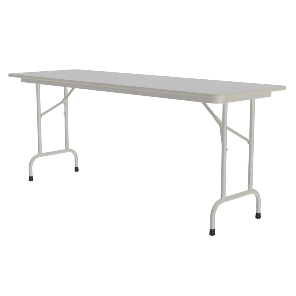228-CF2460M15 60" Rectangular Folding Table w/ Gray Granite Melamine Top, 29"H