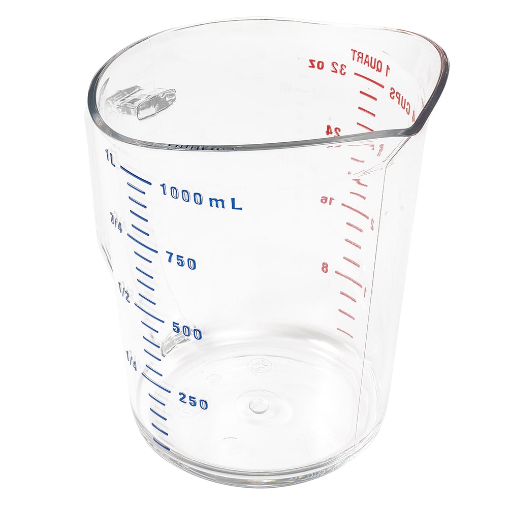 144-100MCCW135 1 qt Camwear Measuring Cup - Clear