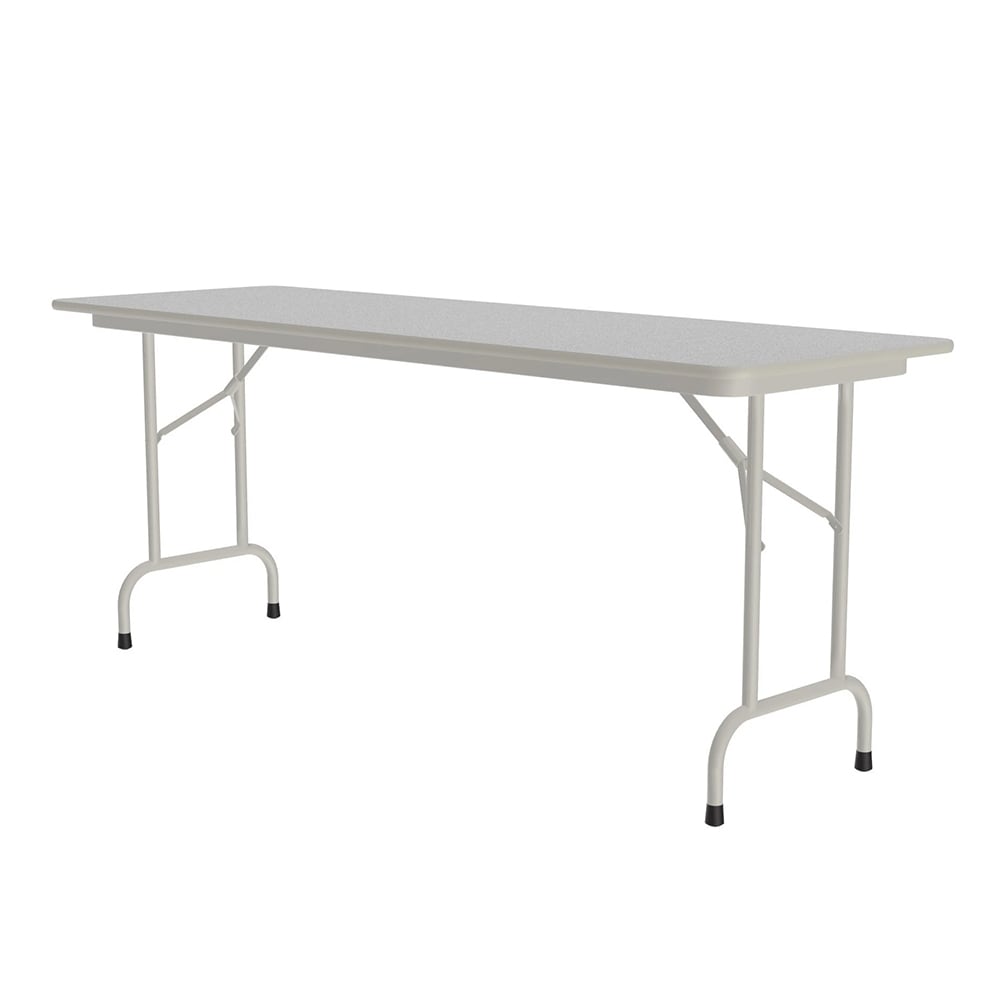 228-CF2472M15 72" Rectangular Folding Table w/ Gray Granite Melamine Top, 29"H