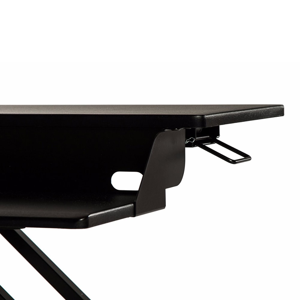 Buy Luxor Two-Level Black Pneumatic Standing Desk Converter - CVTR PRO-BK  (CVTR PRO-BK)