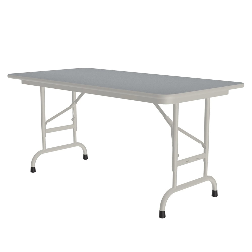 228-CFA2448PX15 48" Rectangular Folding Table w/ Gray Granite Top, 32"H