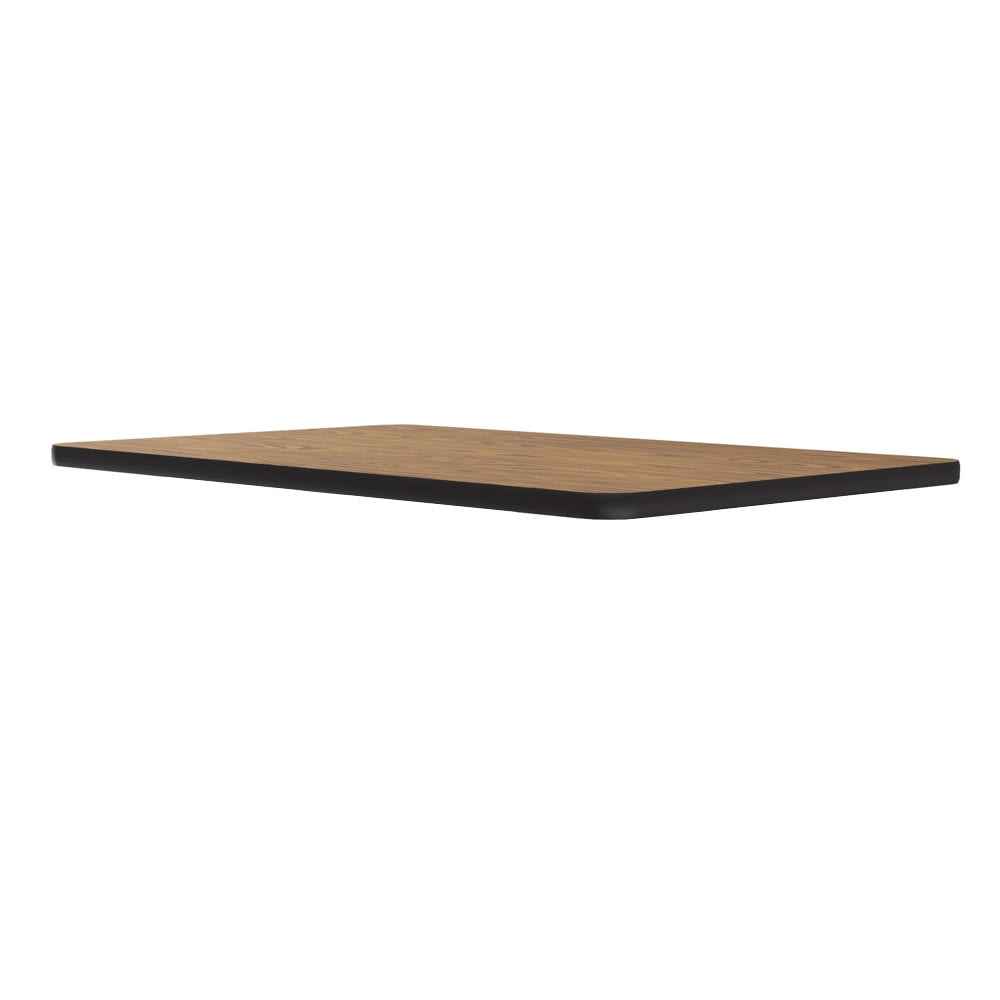 228-CT304206 Cafe Breakroom Table Top, 1 1/4" High Pressure, 30 x 42", Oak