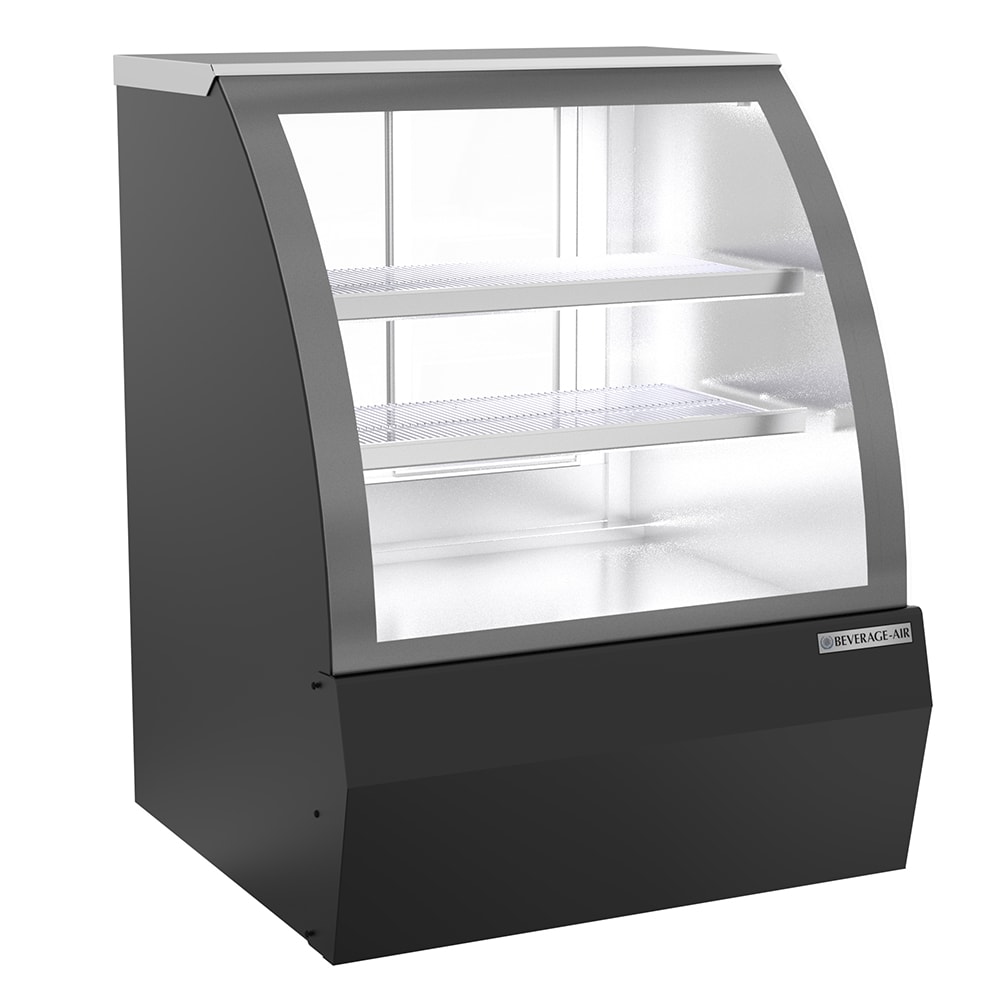 118-CDR3HC1BD 37-1/4" Full Service Dry Deli Case w/ Curved Glass - (3) Levels, 120v
