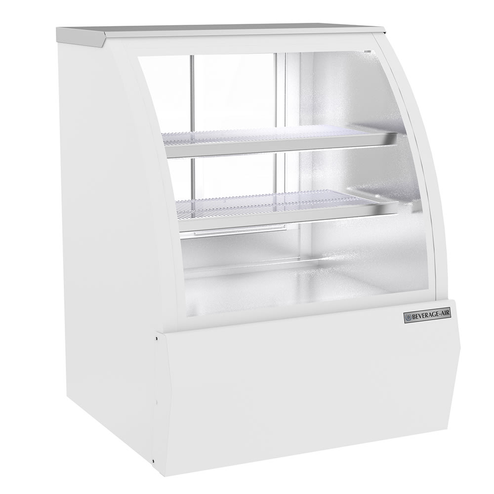 118-CDR3HC1WD 37-1/4" Full Service Dry Deli Case w/ Curved Glass - (3) Levels, 120v