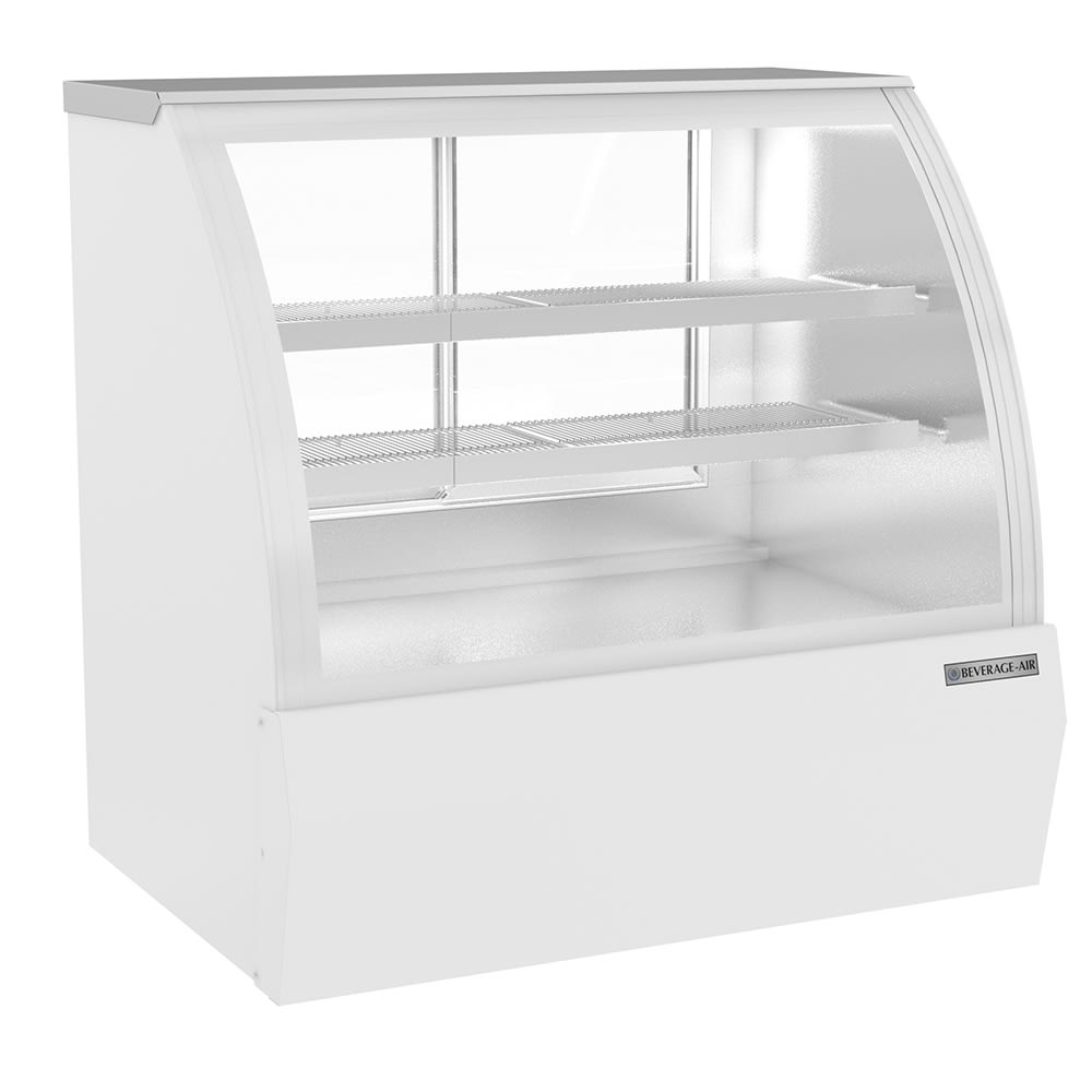 118-CDR4HC1W 49-1/4" Full Service Deli Case w/ Curved Glass - (3) Levels, 120v