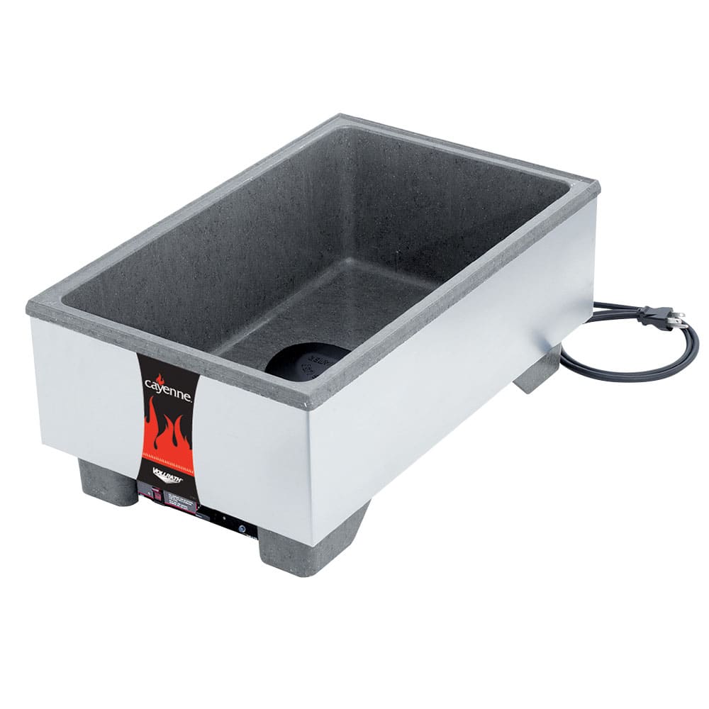 175-72023 Countertop Food Warmer - Wet w/ (1) Full Size Pan Wells, 120v