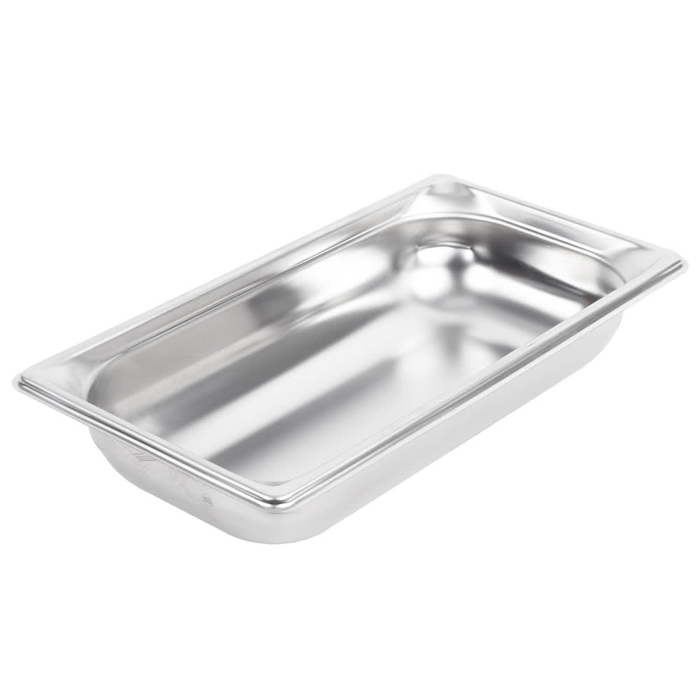 175-90322 Super Pan 3® Third Size Steam Pan - Stainless Steel