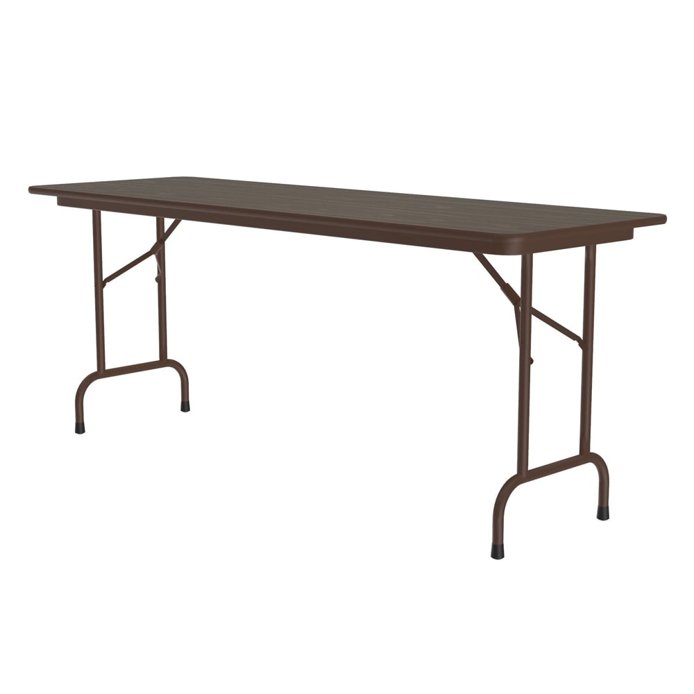228-CF2472PX01 72" Rectangular Folding Table w/ Walnut Top, 29"H