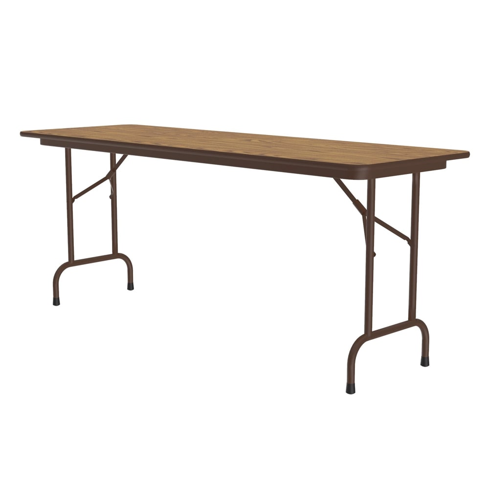 228-CF2472PX06 72" Rectangular Folding Table w/ Medium Oak Top, 29"H