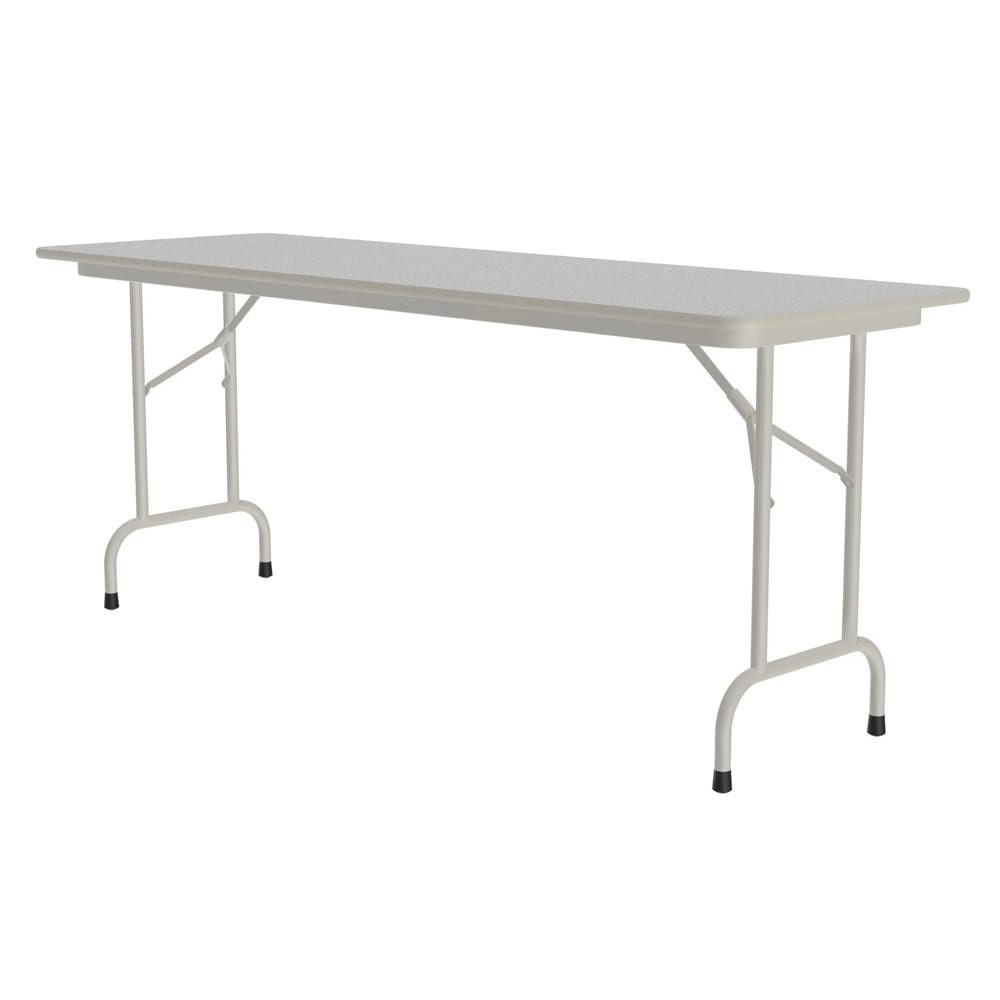 228-CF2496M15 96" Rectangular Folding Table w/ Gray Granite Melamine Top, 29"H