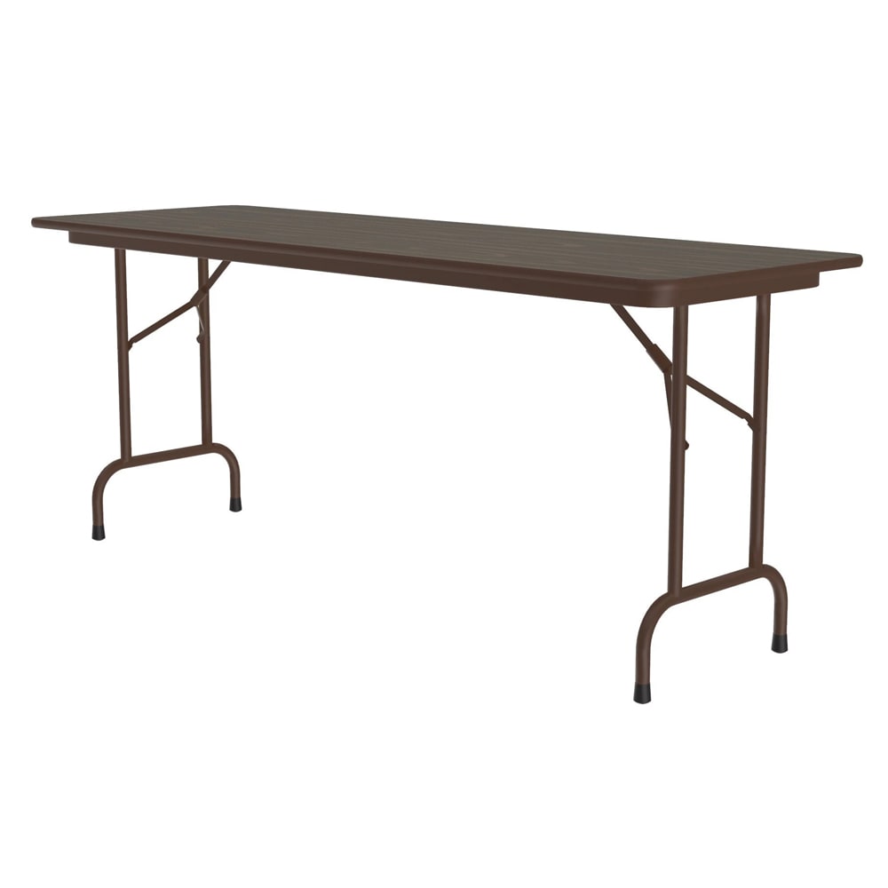 228-CF2496PX01 96" Rectangular Folding Table w/ Walnut Top, 29"H