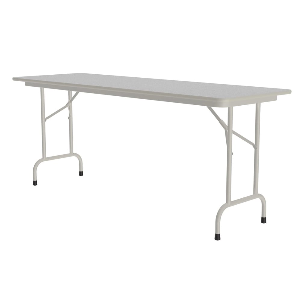 228-CF3048M15 48" Rectangular Folding Table w/ Gray Granite Melamine Top, 29"H
