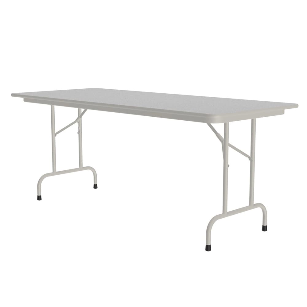 228-CF3096M15 96" Rectangular Folding Table w/ Gray Granite Melamine Top, 29"H