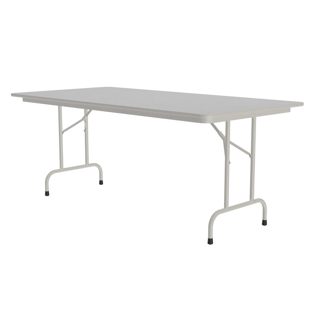 228-CF3672M15 72" Rectangular Folding Table w/ Gray Granite Melamine Top, 29"H