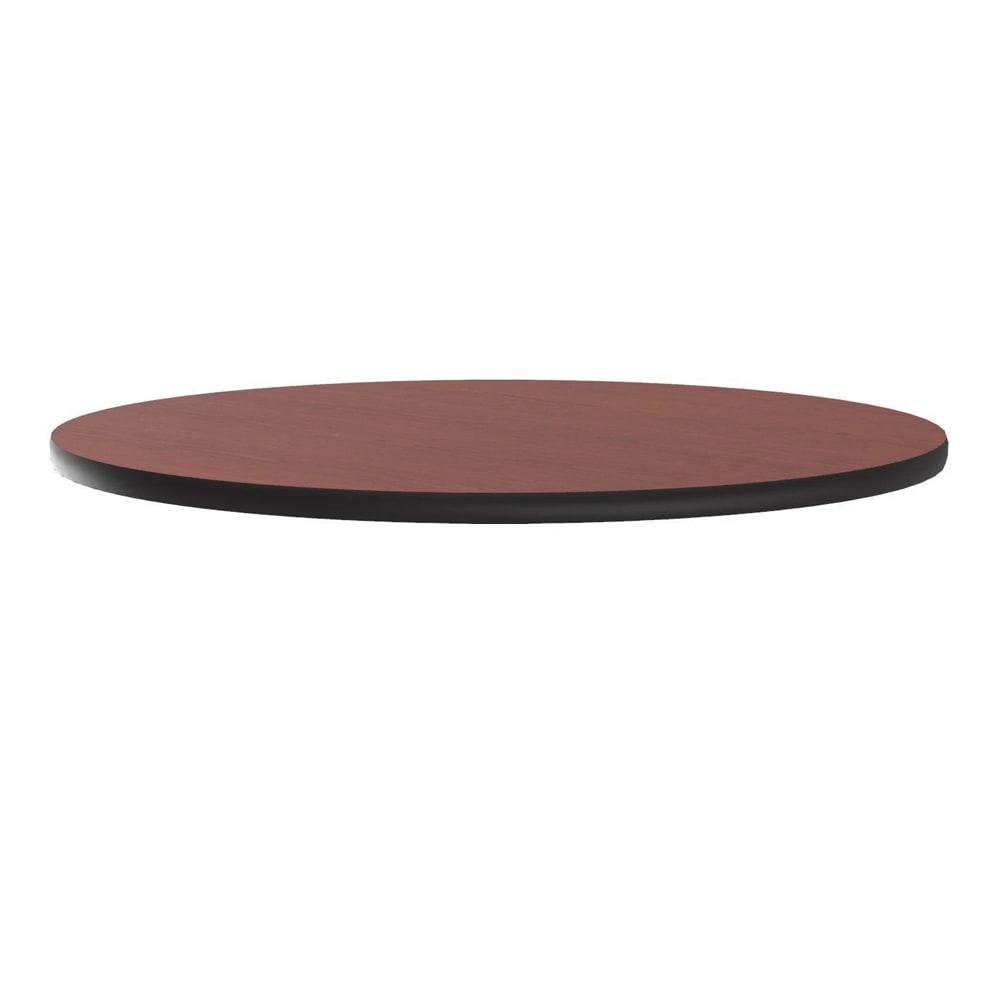 228-CT48R21 48" Round Cafe Breakroom Table Top, 1 1/4" High Pressure, Cherry