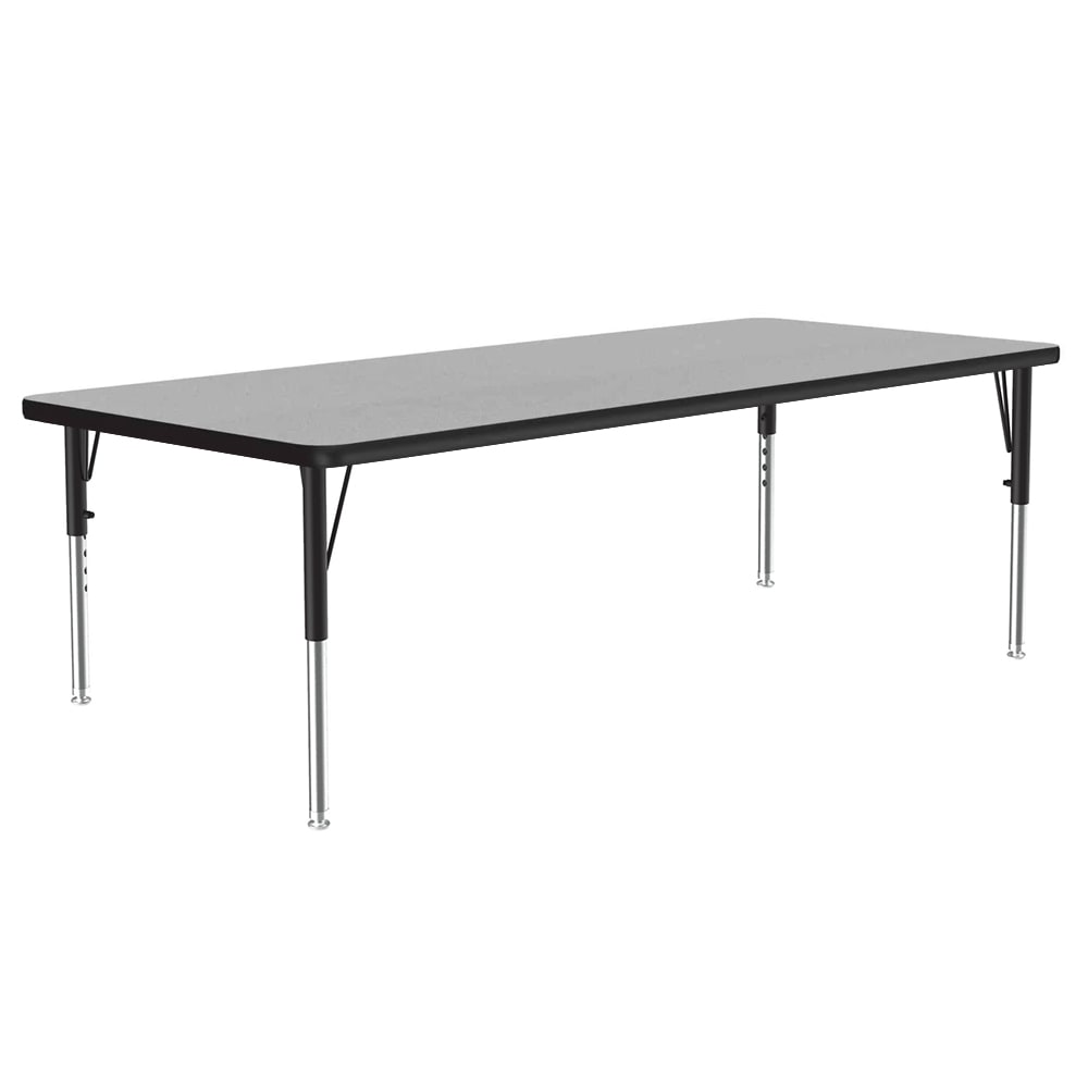 228-A3048REC15 Activity Table w/ 1 1/4" High Pressure Top, 48"W x 30"D, Gray Grani...