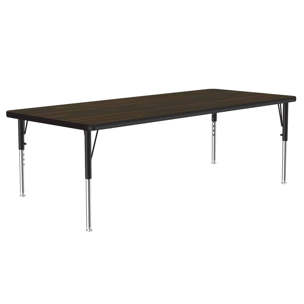 228-A3060REC01 Activity Table w/ 1 1/4" High Pressure Top, 60"W x 30"D, Walnut