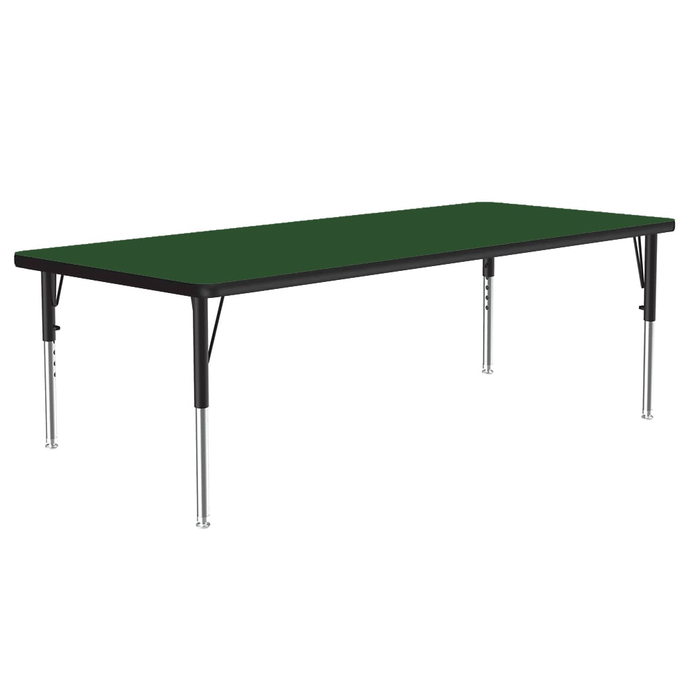 228-A3060REC39 Activity Table w/ 1 1/4" High Pressure Top, 60"W x 30"D, Green