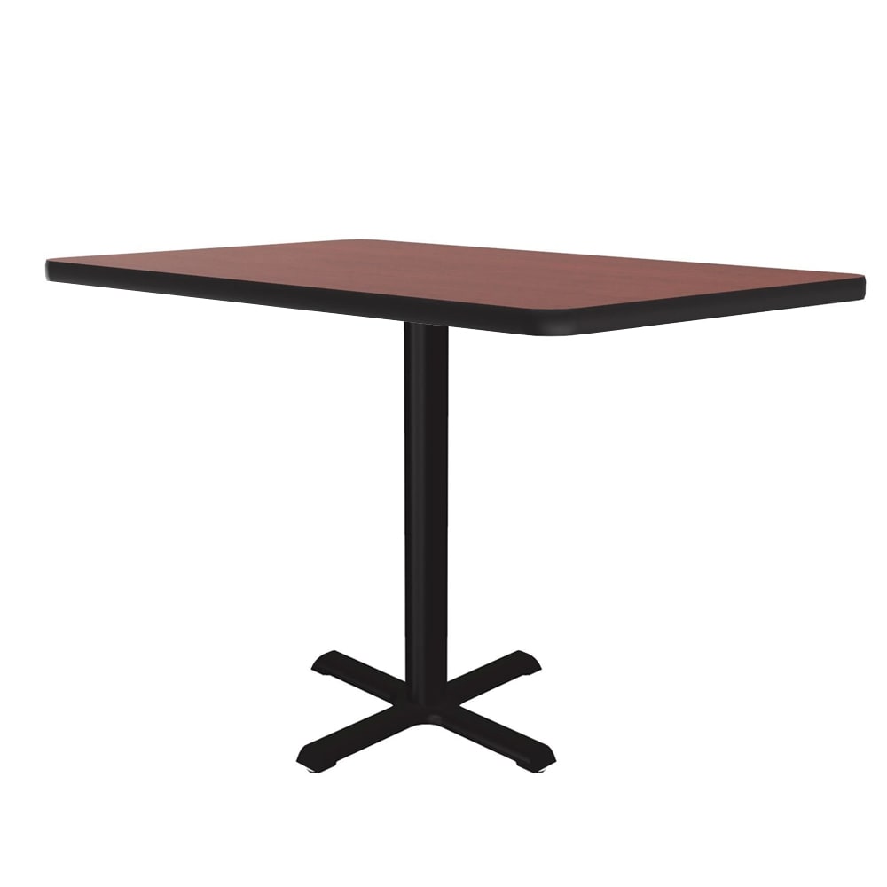 228-BXT24S21 24" Square Dining Height Table - Laminate, Cherry