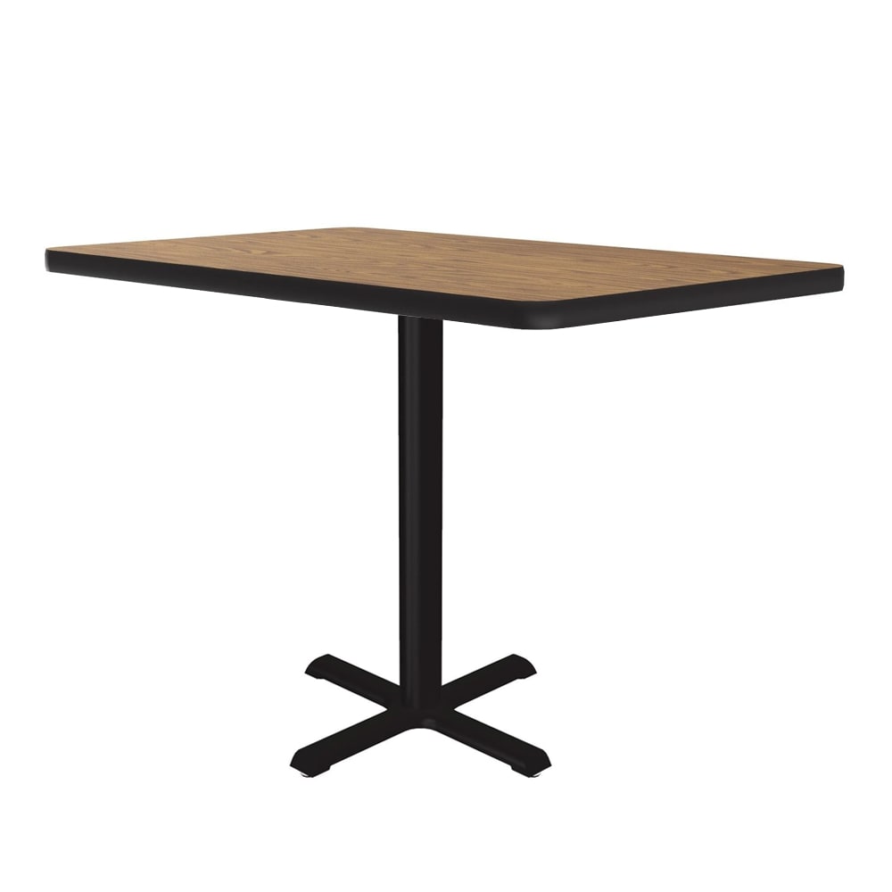 228-BXT42S06 42" Square Dining Height Table - Laminate, Oak