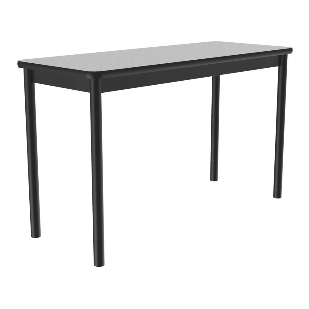 228-LT244815 Economical Lab Table w/ Wear Resistant Surface T Mold Edge 24x48" Gray Granite