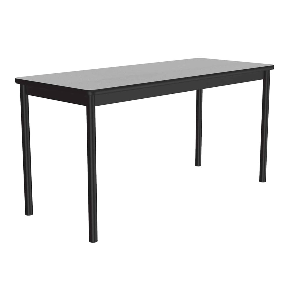 228-LT306015 Economical Lab Table w/ Wear Resistant Surface T Mold Edge 30x60" Gray Granite