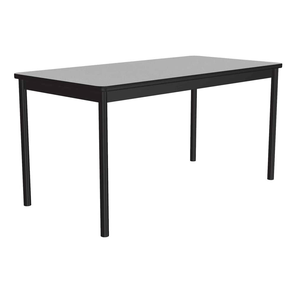 228-LT367215 Economical Lab Table w/ Wear Resistant Surface T Mold Edge 36x72" Gray Granite