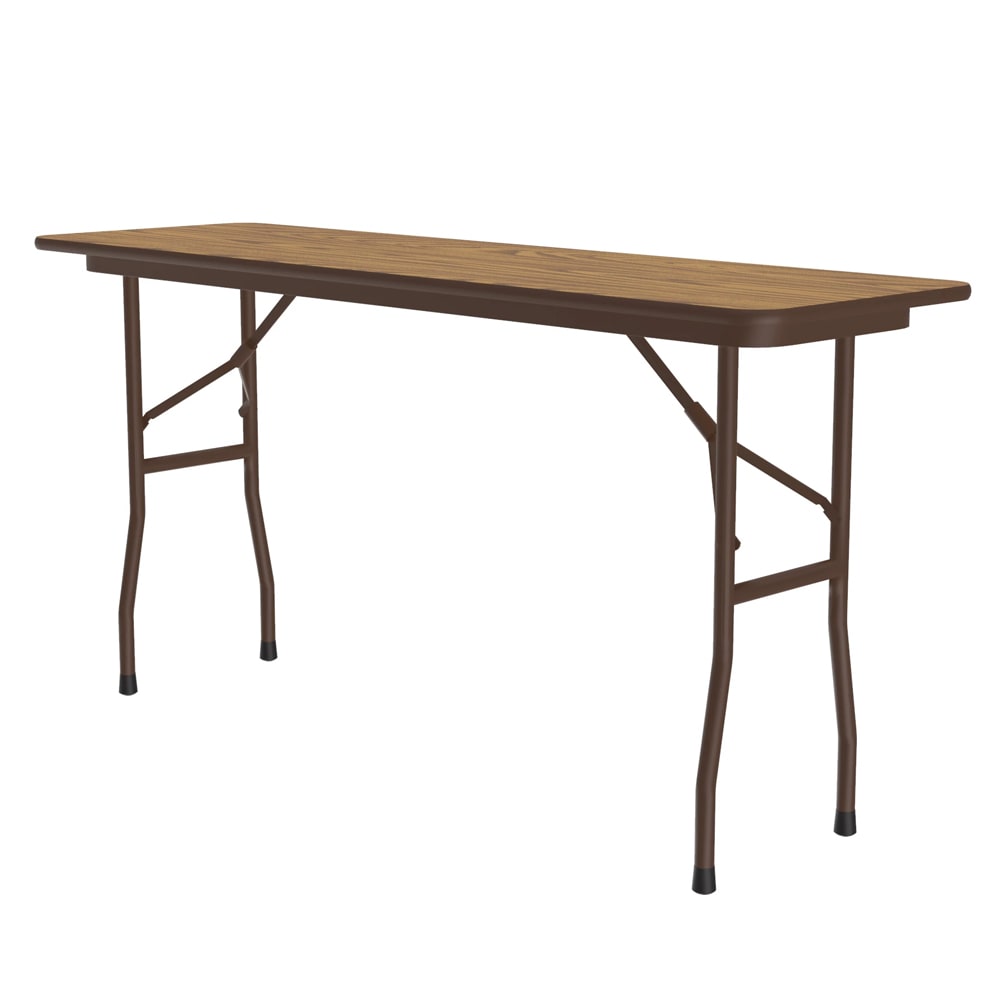 228-PC1896P06 96" Rectangular Folding Table w/ Medium Oak Plywood Top, 29"H