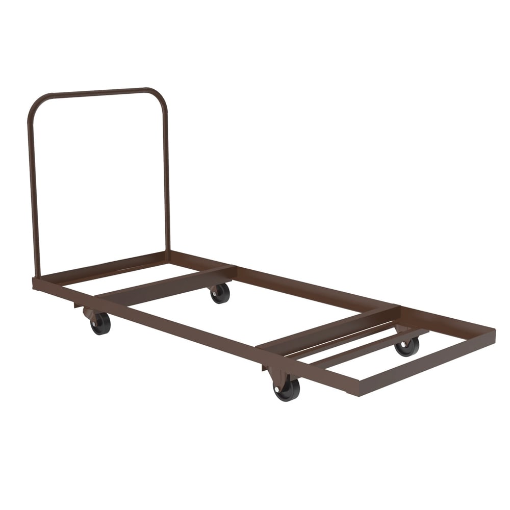 228-T309601 Table Truck w/ (16) Folding Table Capacity, Steel, Brown