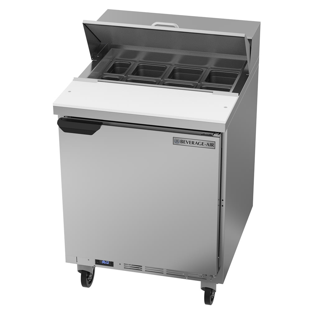 118-SPE27HC 27" Hydrocarbon Series Sandwich/Salad Prep Table w/ Refrigerated Base, 115v