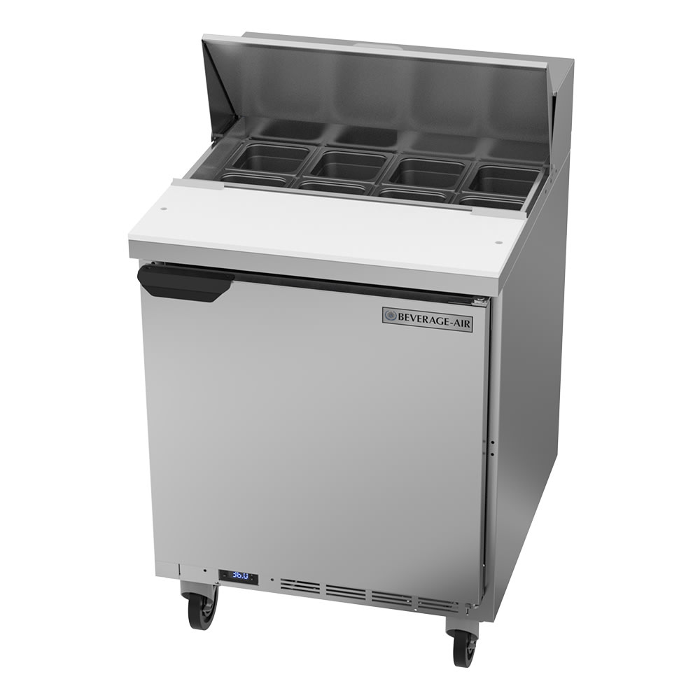 118-SPE27HCB 27" Hydrocarbon Series Sandwich/Salad Prep Table w/ Refrigerated Base, 115v