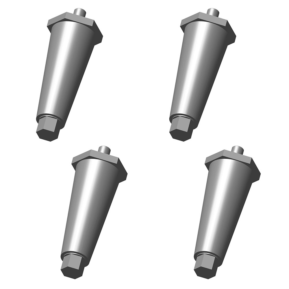 440-DMLEGS 4" Leg Kit, Black