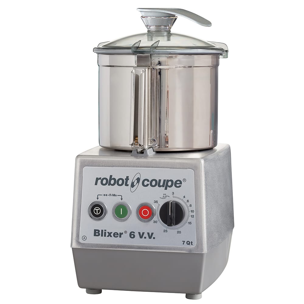 126-BLIXER6V Vertical Commercial Blender Mixer w/ 7 2/5 qt Capacity & Variable Speeds