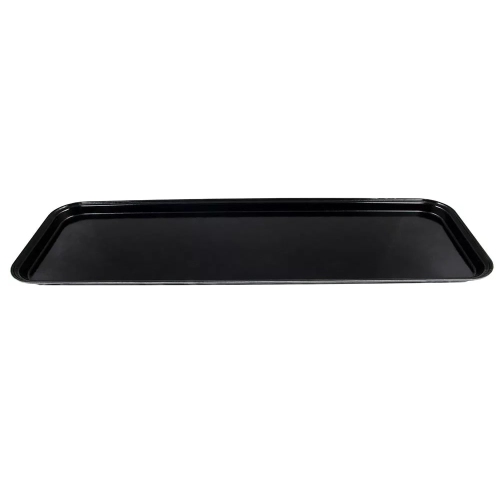 144-926MT110 Rectangular Market Display Tray - 9" x 25 9"/16 x 1", Black