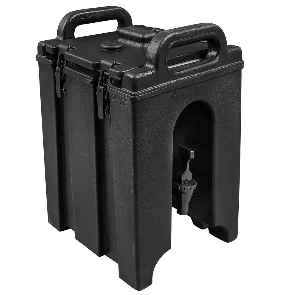 144-100LCD110 1 1/2 gal Camtainer® Insulated Beverage Dispenser, Black