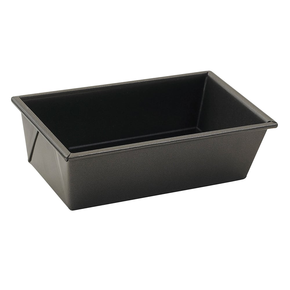 080-HLF100 1 lb Loaf Pan - 8 1/2"L x 4 1/2"W x 2 3/4"D, Aluminized Steel