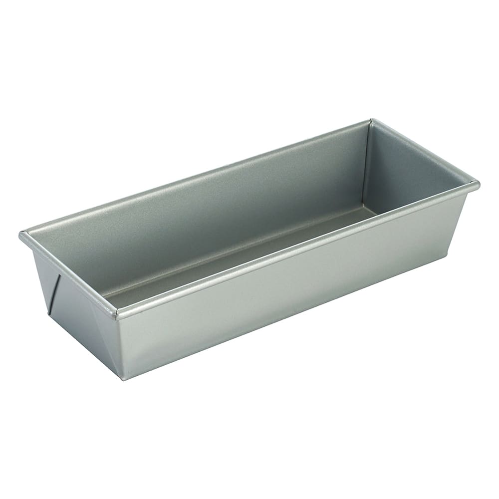 080-HLP124 1 1/2 lb Loaf Pan - 12 1/4"L x 4 1/2"W x 2 3/4"D, Aluminized Steel