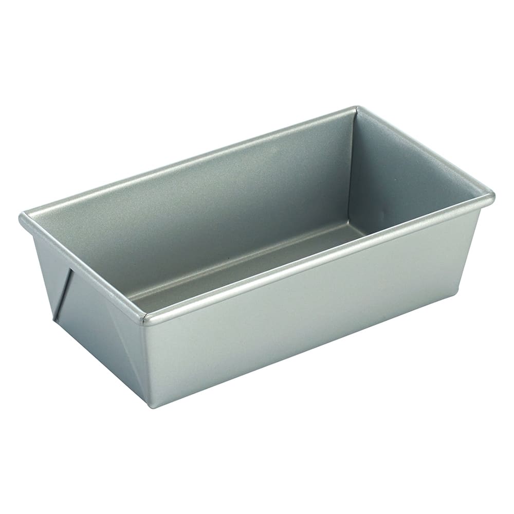 080-HLP84 1 lb Loaf Pan - 8 1/2"L x 4 1/2"W x 2 3/4"D, Aluminized Steel