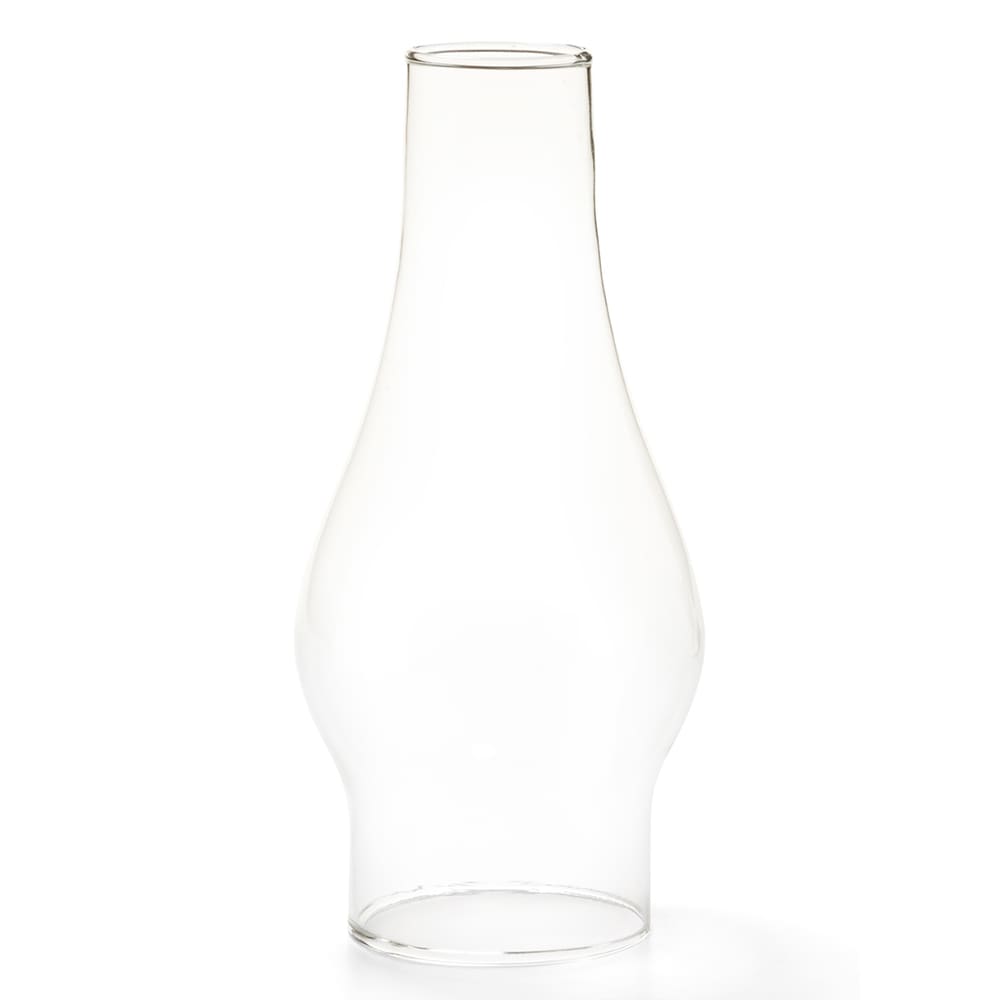 461-28C 4" Round Fitter Globe - Chimney Style, Glass, Clear