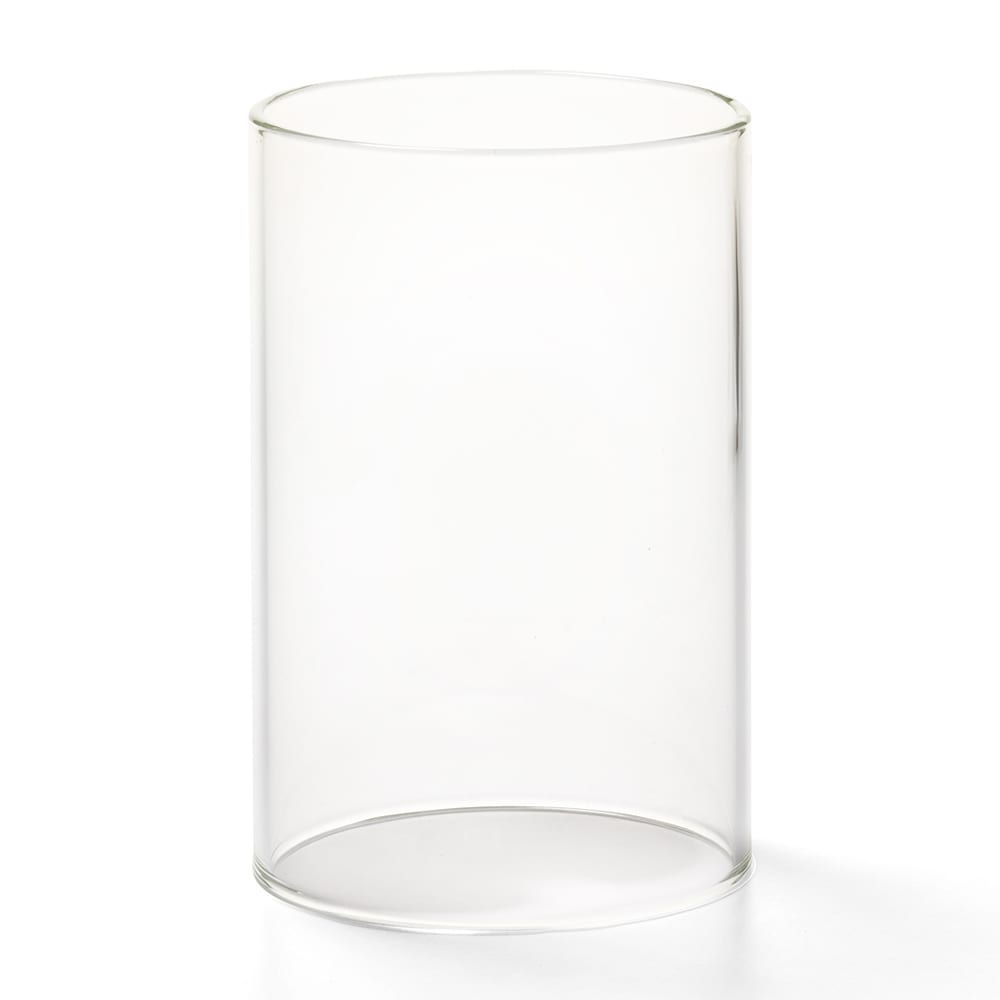 461-4845 Lamp Shade Support w/ Cylinder Style, 4 1/2" x 3", Glass, Clear